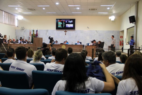 Câmara ainda prestou uma homenagem ao SEST/SENAT