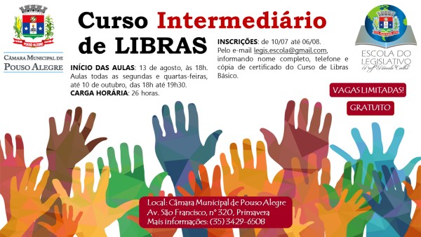 Curso Intermediário de Libras