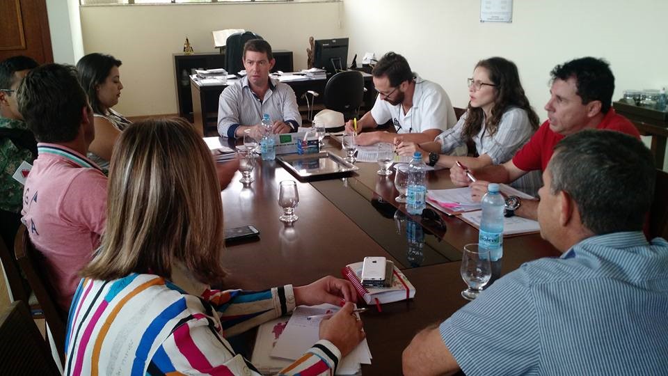 Reunião na presidência da Câmara